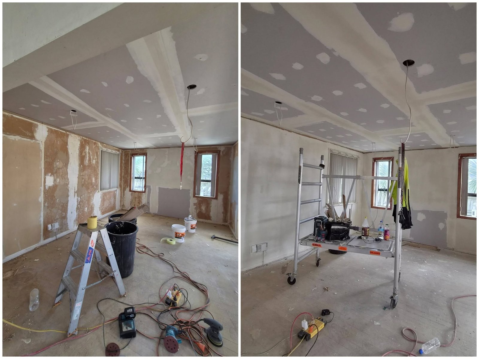 Living room painting project