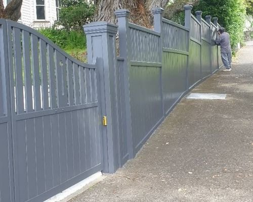 Fencing painting and installation