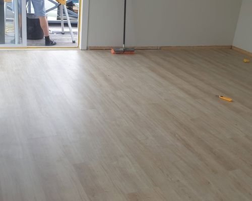 Flooring painting and installation